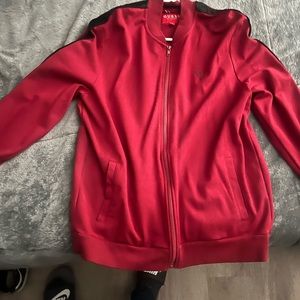 Guess red jacket for men size m